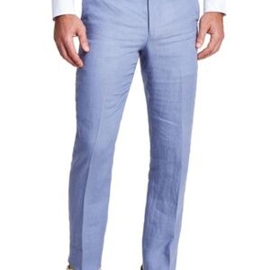 Lauren Ralph Lauren Linen Pants Mens 31WX32L Blue Edgewood UltraFlex Golf Casua